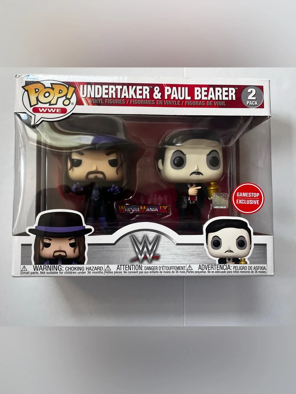 Funko Pop Undertaker and Paul Bearer